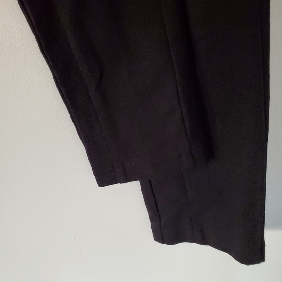 ADRIANNA PAPELL Women Sz 6 Skinny Ankle Moto Black Pants Zip Pockets Stretch EUC - Picture 8 of 12